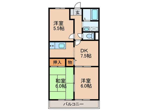 アウスレーゼ瑞穂の物件間取画像